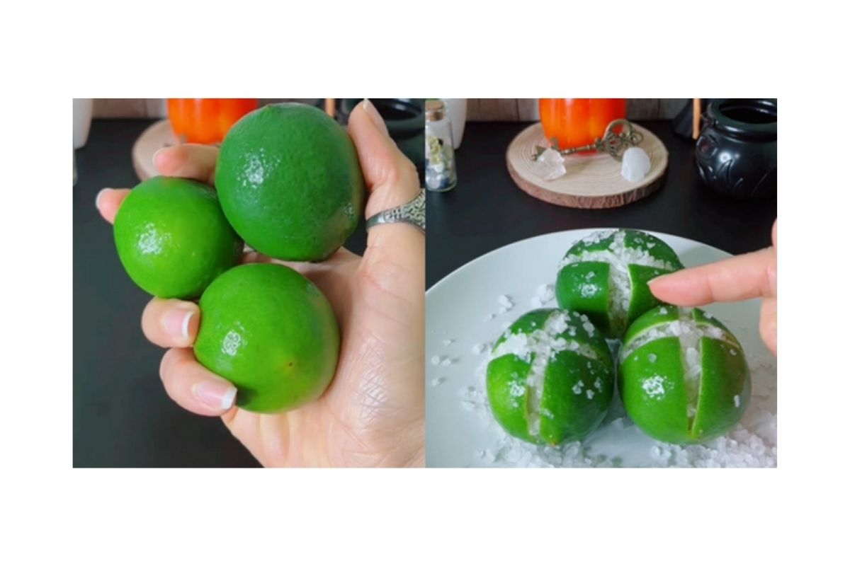 Muối Hột Kết Hợp Với Chanh - Khử Mùi Ẩm Mốc Hiệu Quả