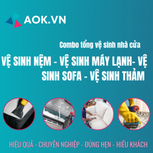 Combo tổng vệ sinh đồ dùng nhà cửa