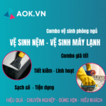 Combo vệ sinh phòng ngủ