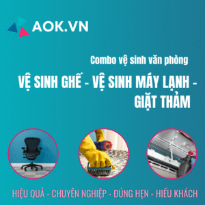 Combo vệ sinh đồ dùng văn phòng