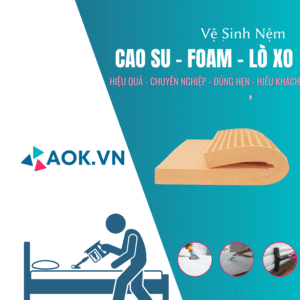 Dịch vụ giặt nệm - Vệ Sinh Nệm - Diệt khuẩn, khử mùi chỉ từ 239K